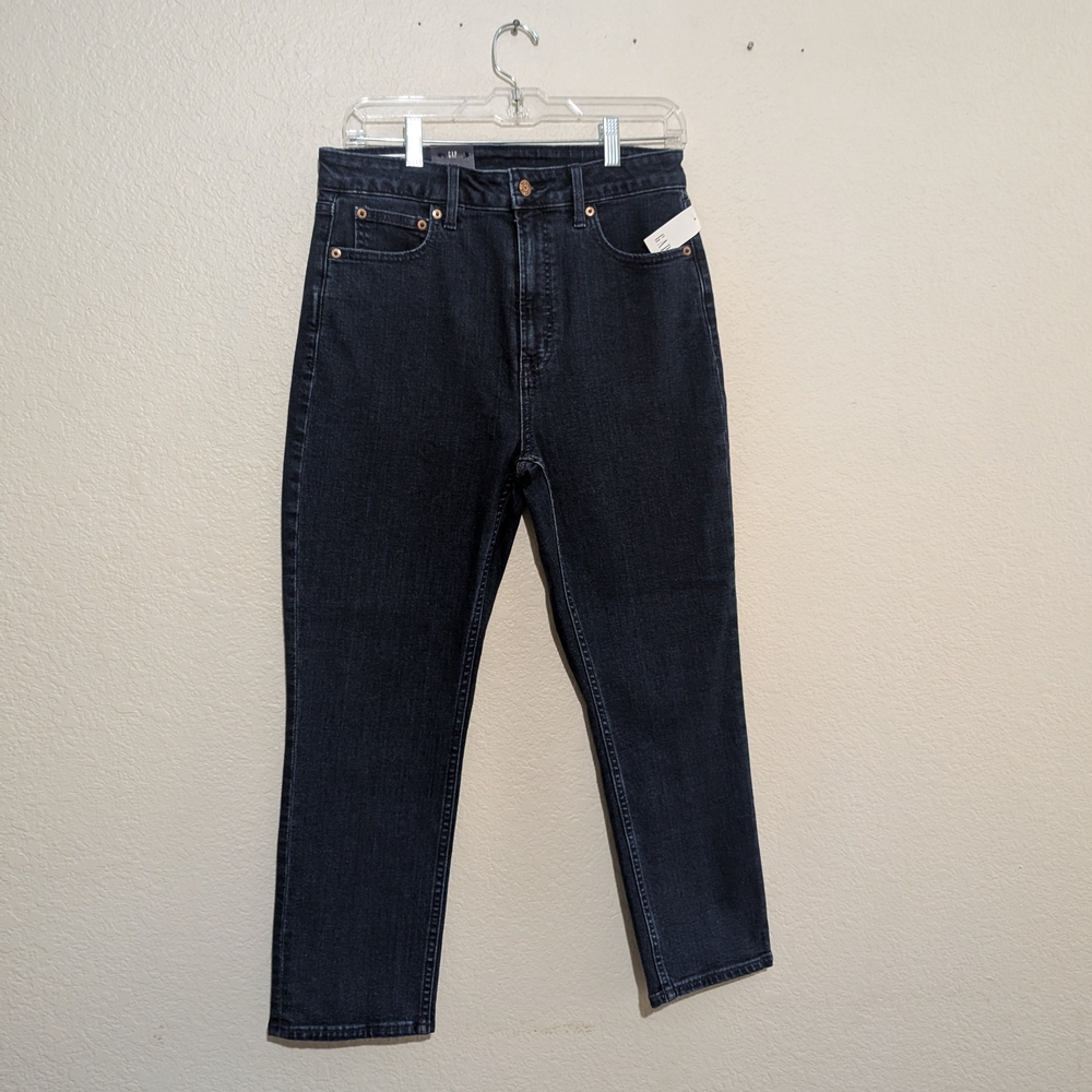 NWT GAP Women's Size 10P Vintage Slim High Rise Dark Denim Jeans